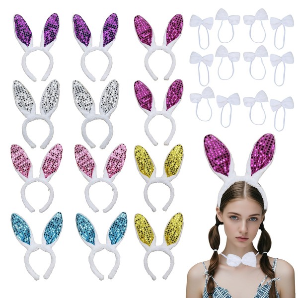 Rabbit Ears Headband, Easter Bunny Costume Adult – High-Quality Bunny