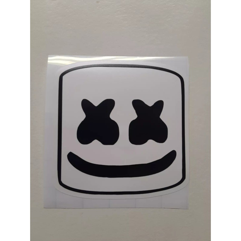 Marshmello Sticker Vinyl Decal Great for Windows Laptops Walls Waterproof!