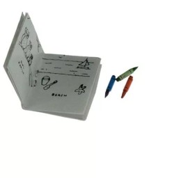 Houseworks Dollhouse Miniatures 1:12 Scale Coloring Book with 3 Crayons #IM65246