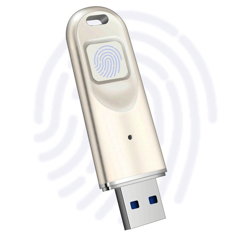 Fingerprint Encryption U Disk USB3.0 High Speed Accurate Recognition Metal