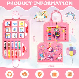 NEMMXUB Busy Board Montessori Toy from 1 2 3 4 5 Years Toddlers Activity Board Motor Skills Toy Gift Boy Girl Baby Learning Toy Basic Knowledge Motor Skills Board for Travel Car Plane