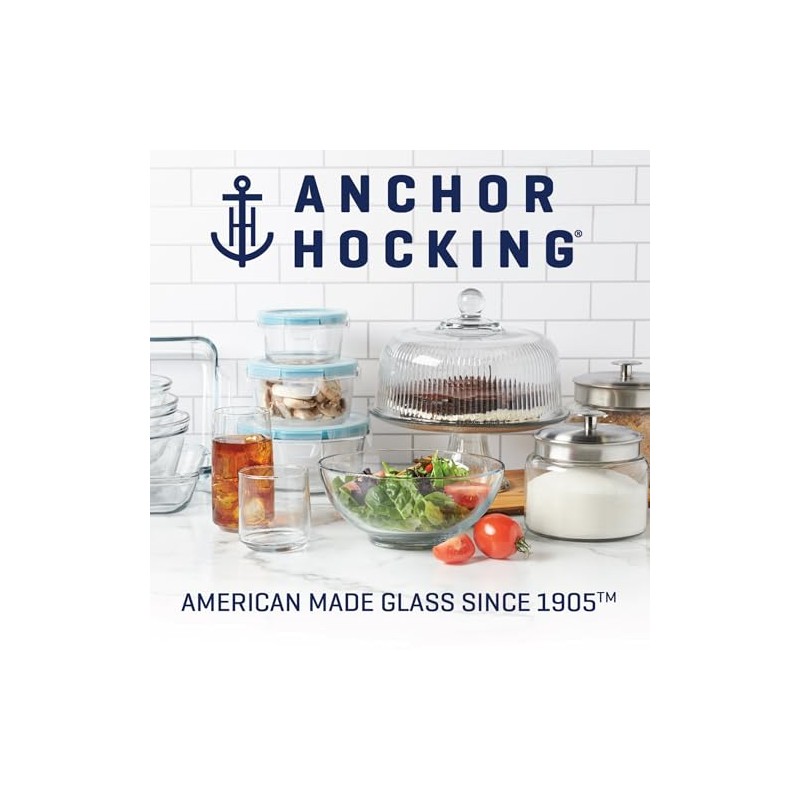 Anchor Hocking Brockhill Drinking Glasses (16-Pieces, dishwasher safe)