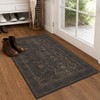 Dark Brown 2x3 Washable Entry Rug, Throw Small Rugs for