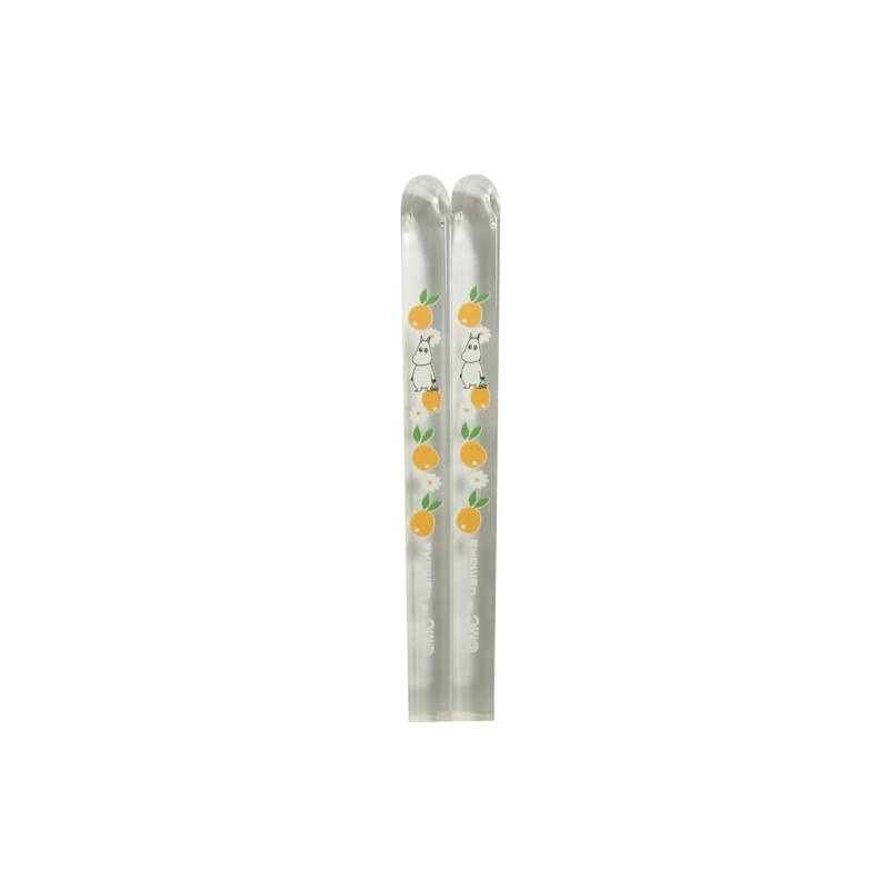 Moomin MM8101-840 Chopsticks, Clear Chopsticks, Dishwasher Safe, 9.1 inches (23