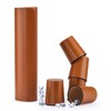 Leather Dice Cup Set, 5 Black Dice Cups + 25