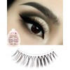 Dorisue lashes Pack 3D False Eyelashes Extensions Black and Brown