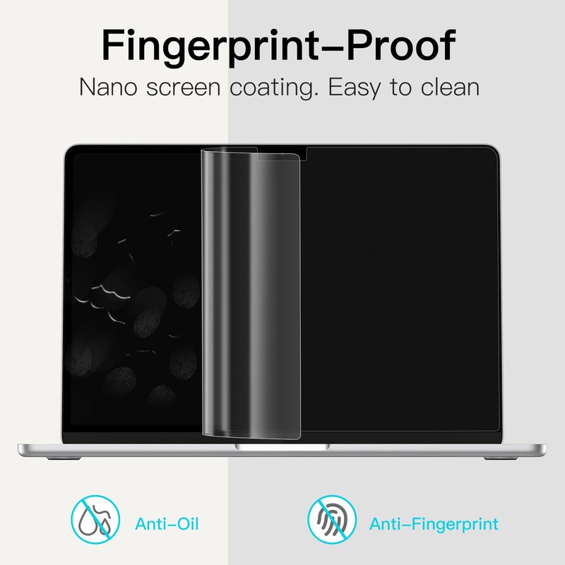 JETech Screen Protector for MacBook Air 15.3 Inch (2024/2023, M3/M2),