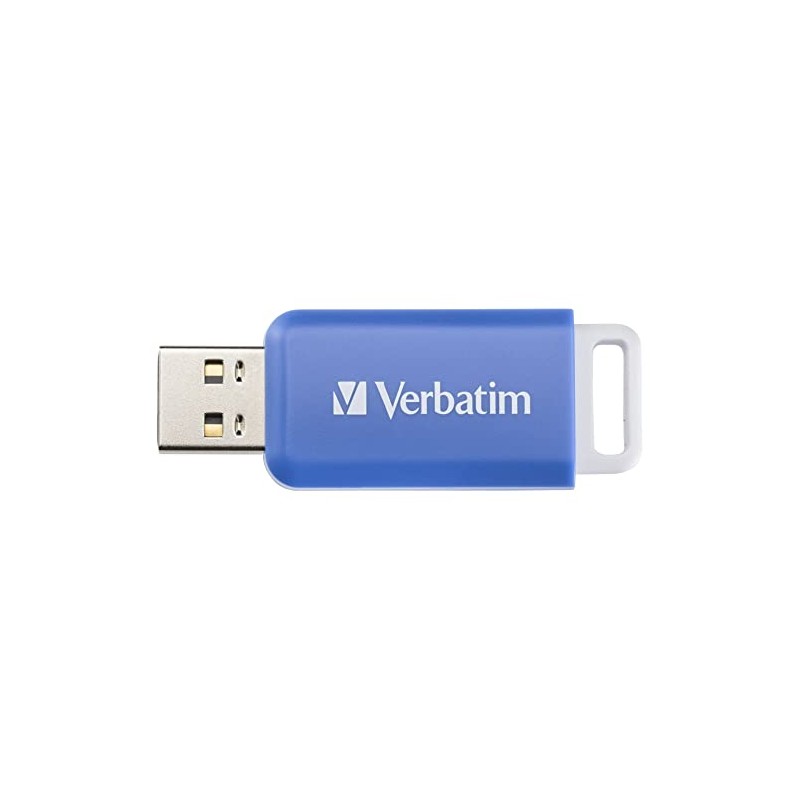 Verbatim DataBar USB Flash Drive, Compact Memory Stick with 64GB
