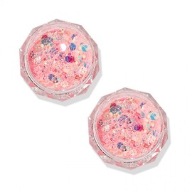 365 Days All Day Pink Luminous Shine Glitter 2-Pack Set 3ea