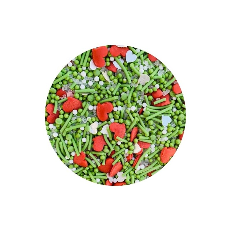 Christmas Mistletoe Kisses Sprinkle Blend - 90g