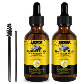Uocasi Black Seed Oil Cold Pressed - 2Pack, 100% Pure and Natural Liquid, Enriched with High TQ & Dynamic Harmony of Omegas 3 6 9, Hair Growth, Skin Cares, Nourishes and Hydrates Hair, 4.04 Oz
