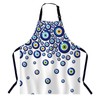 BGBDEIA Blue Evil Eye Apron for Women Men, Adjustable Apron