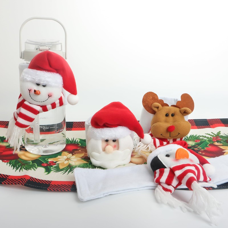 Heliltd 4pcs Christmas Curtain Tiebacks Deer Christmas Curtain Buckle Curtain