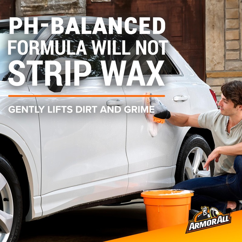 Armor All Car Wash Pods, Pre-Measured, Dissolvable, Super-Concentrated Formula, 18