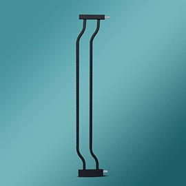 COSEND Black Metal Baby Gate Extension Size 4.72 inch (4.72"/12CM, Black)