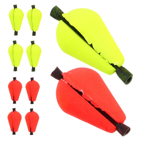 Kisangel Enhanced Stability Fishing Floats Pcs Waterdrop Floats for Freshwater