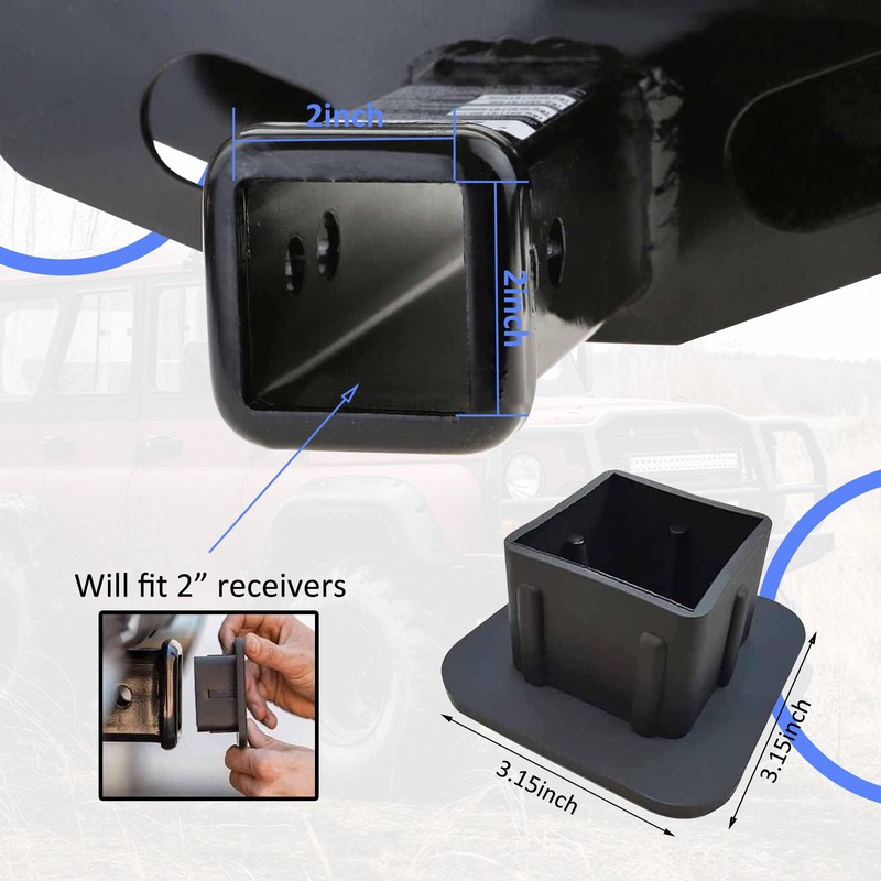 NITAHHHY Trailer Hitch Cover,Adventure Awaits Nature Mountain 2 Inch Hitch