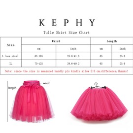 Women Tulle Skirt Adult 7 Layered Pleated Tutu Skirt A Line Knee Length Petticoat Girl Prom Party Skirt (Black)