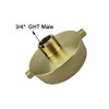 SEIWEI Brass Fire Hydrant Adapter 2-1/2" NST (NH) Female x