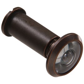 Hillman 852723 200 Degree Door Viewer - Solid Brass - Antique Bronze Finish 1-Pack