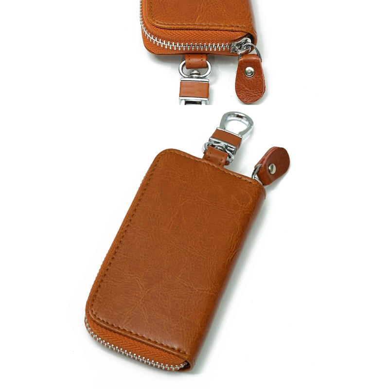 NM.element Smart Key Case, Multi-functional, Card Slot, Genuine Leather, 6