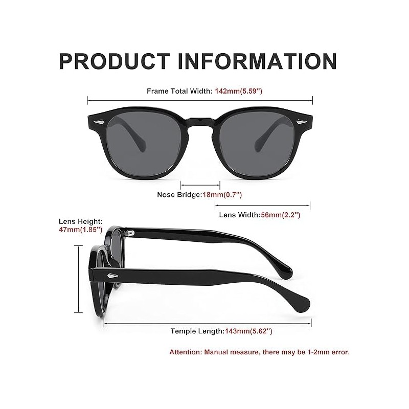 FEISEDY Women's Men's Sunglasses, Wellington Shape, Square, Retro, UV400, UV