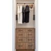 Wardrobe lift clothes rack,Pull Down Closet Rod for Hanging Clothes,