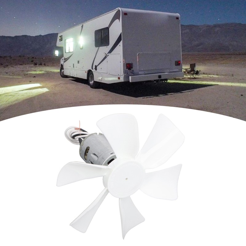 RV Vent Fan Blade Replacement 6in Bathroom Roof Exhaust with