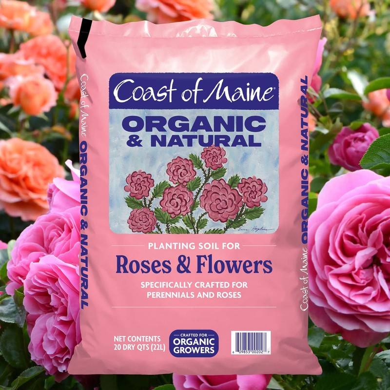 Coast of Maine Organic & Natural Planting Soil for Roses
