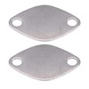 Qiilu EGR Valve Blanking Block Plate Kit