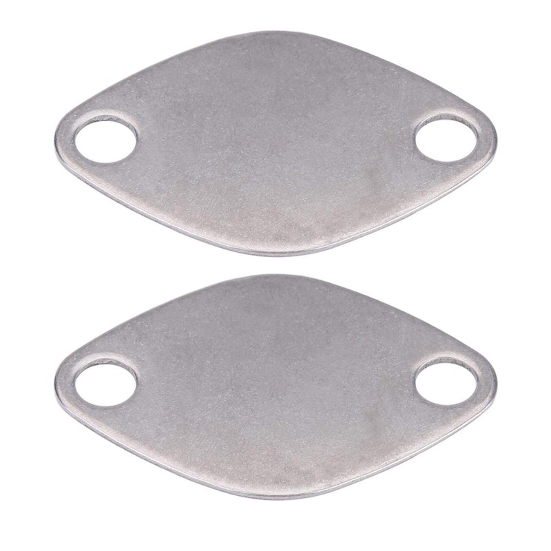 Qiilu EGR Valve Blanking Block Plate Kit