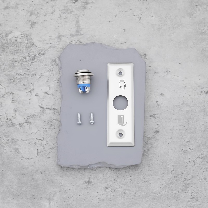 VGOL 2Pcs Door Access Control Switch Stainless Steel Press Exit