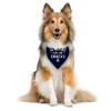 I’m Just Here for The Snacks Dog Bandana, Navy Dog