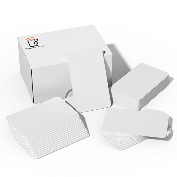 Pack of 100 Inkjet Printable PVC ID Cards Compatible with