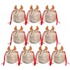 Christmas Drawstring Bag Antler Gift Bags Christmas Decorations Pouch Packaging