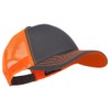 e4Hats.com Heavy Cotton Twill Trucker with Neon Mesh Cap -