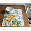 Maison d' Hermine Indigo Love 100% Cotton Set of 4