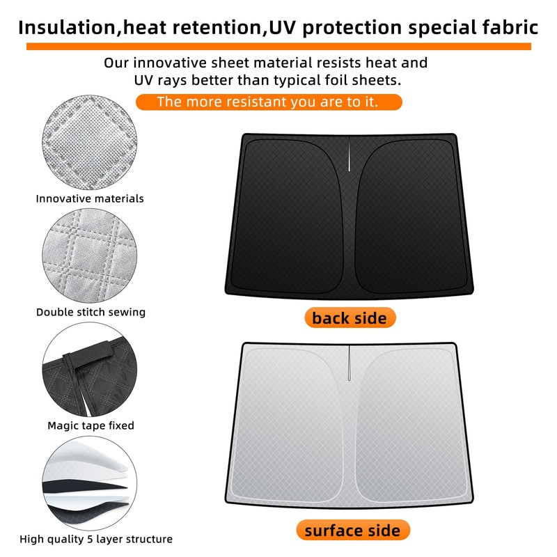 D-Lumina Car Windshield - Blocks UV Rays Sun Shade Sun
