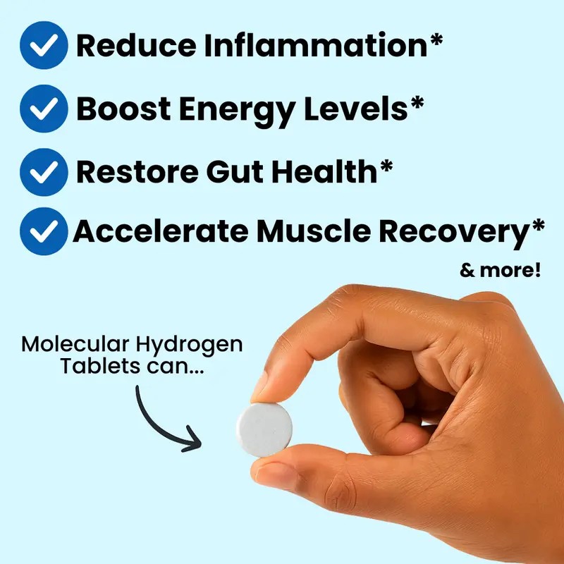 Molecular Hydrogen Tablets for Antioxidant Support & Deep Hydration |