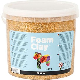 Creativ Foam Clay® for Kids, Value Buy, Gold, Metallic, (Package of 1 (560g))