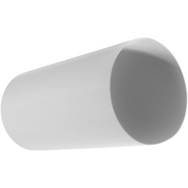 HVAC OV 6" Inch Round Straight 12" Inch Long Plastic Duct - Exhaust & Air Supply Pipeline - Heating & Cooling, HVAC Ventilation Tube