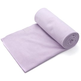 Eunzel Hot Yoga Towel, Super Absorbent Yoga Mat Towel Soft Suede Microfiber Non-Slip Towel for Bikram Pilates and Yoga Mats 72" x 26.5", Taro Purple
