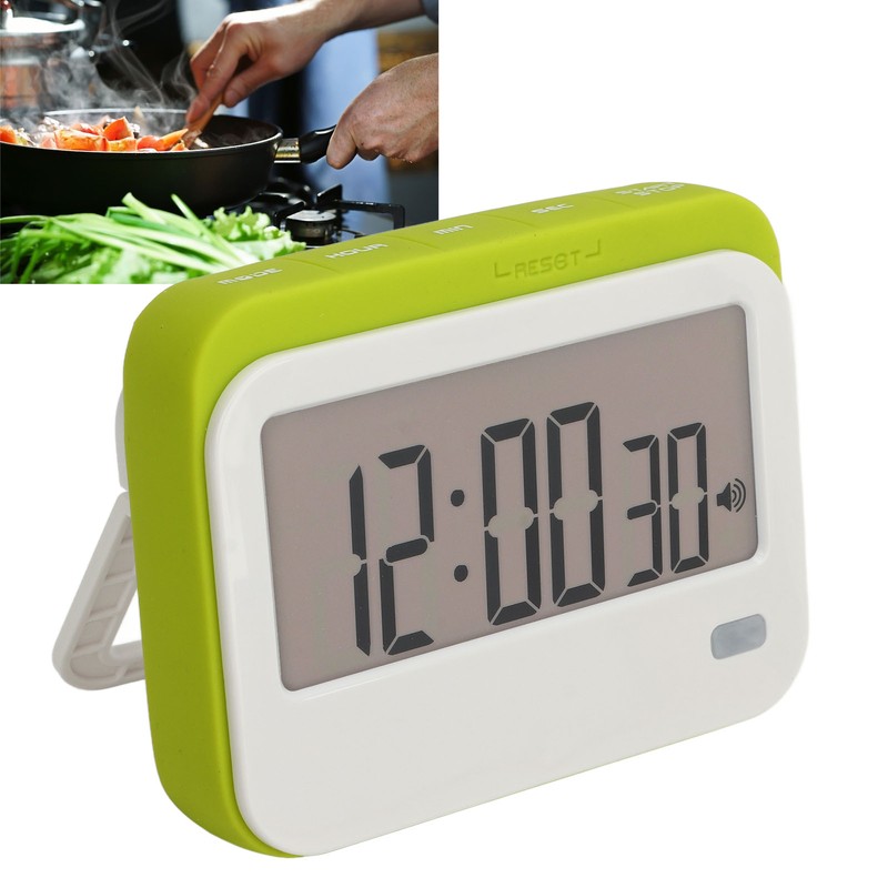 Large Digits Digital Timer Alarm Clock Mute Small Digital Kitchen