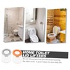 Operitacx 2Stücke Toilettendeckelheber Kreativer Hebegriff für Wc Sitze Dekoratives Wc