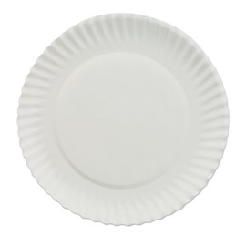 AJM Packaging Coated Gold Label Paper Plate, 7 inch - 1000 per case.