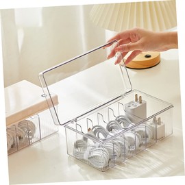 FELTECHELECTR Multi-Purpose Storage Box Cover Cable Management Cord Organizer Storage Electronics Office School Classroom