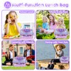 Kids Double Decker Cooler Insulated Lunch Bag, Back to School