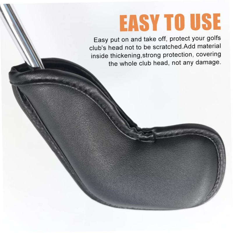 Mipcase 10pcs Golf Club Head Covers Durable PU Material Collision