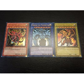 YUGIOH: OBELISK SLIFER RA - ULTRA RARE HOLO NM - EGYPTIAN GOD CARDS - YGLD SET