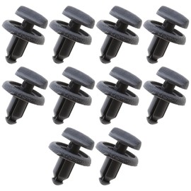 ECSiNG Pack of 10 Grey Parcel Shelf Clip End 799161KA3A Compatible with Nissan Juke F15 2013 Plastic